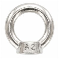 Ringmuttern Edelstahl A2 V2A ähnl. DIN 582 rostfrei...