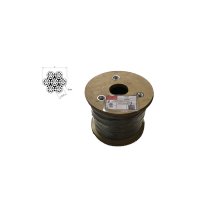 Drahtseil 2,5mm Edelstahl 7X19 EN 1.4401 weich A4 NIRO,...